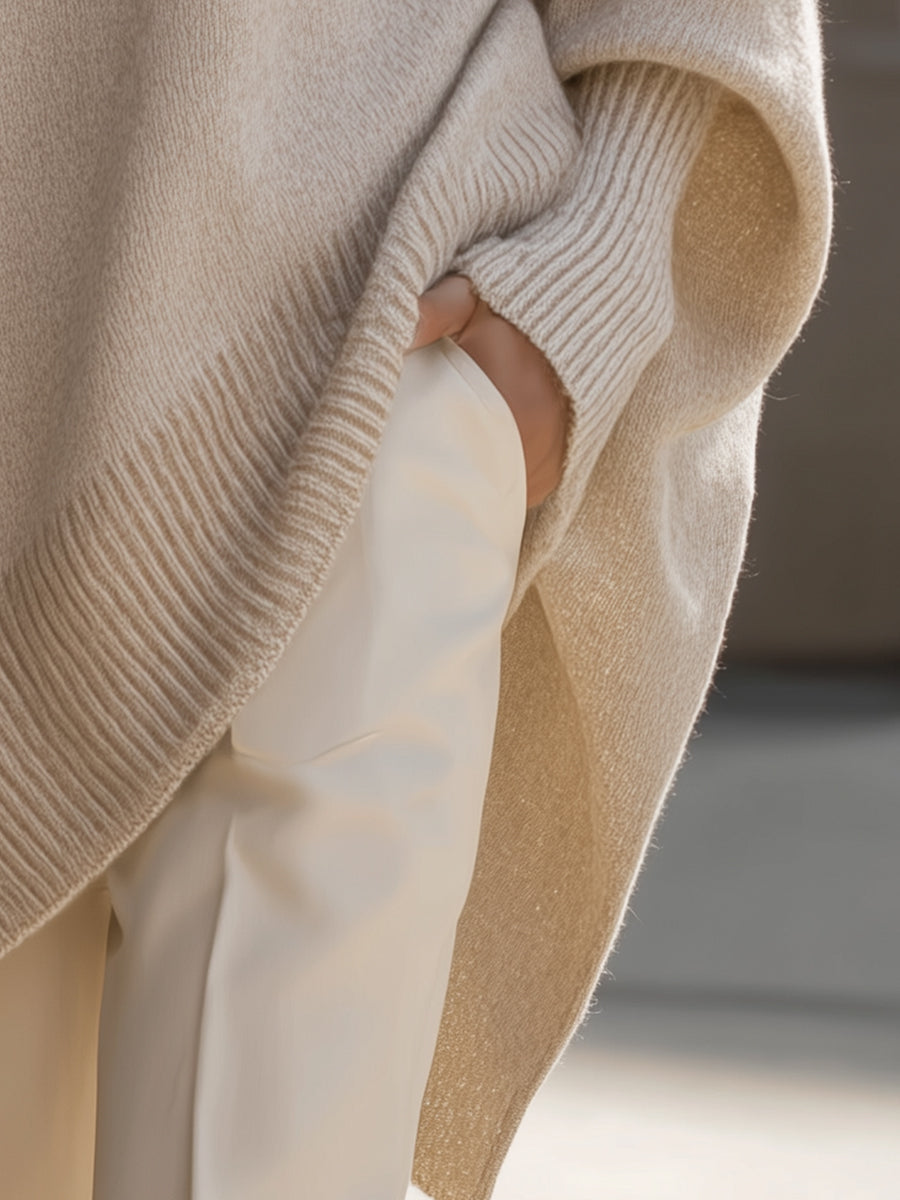 Veloura Drape Poncho