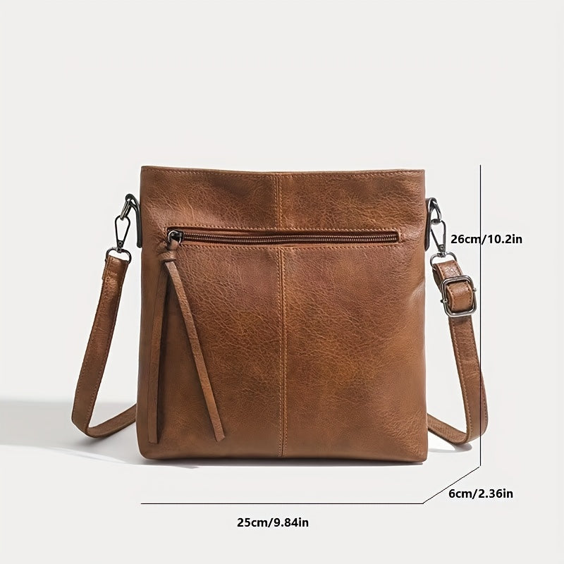 Sophia™ | Vintage Leather Wallet Bag