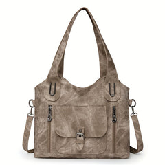 Pearl™ | Retro Leather Tote Bag