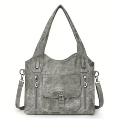 Pearl™ | Retro Leather Tote Bag