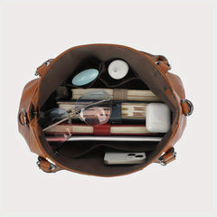 Charlotte™ | Statement Leather Tote Bag