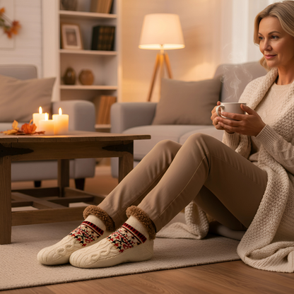 The Ember Slipper Sock
