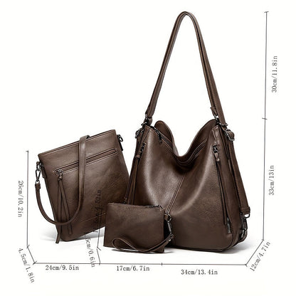 Amelia™ | Vintage Leather Tote Bag