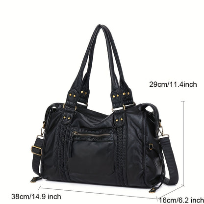 Violet™ | Vintage Leather Tote Bag