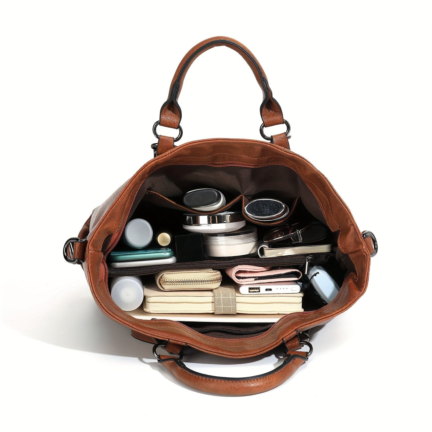 Catherine™ | Modern Leather Tote Bag