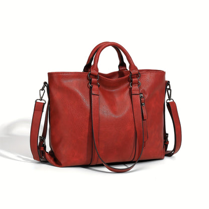 Catherine™ | Modern Leather Tote Bag