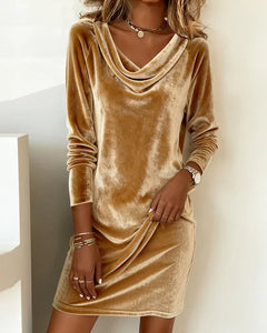 Veluxe Draped Fit Dress