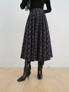 Keep In Check Long Skirt