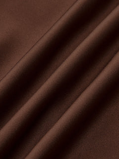 Satin Collared Long Sleeve Bodysuit