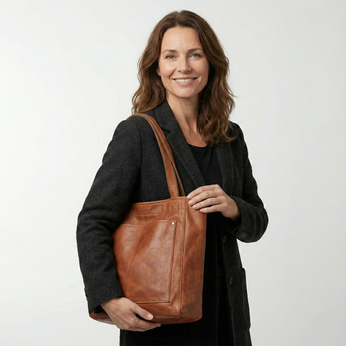 Kimberly | Classic Leather Bag