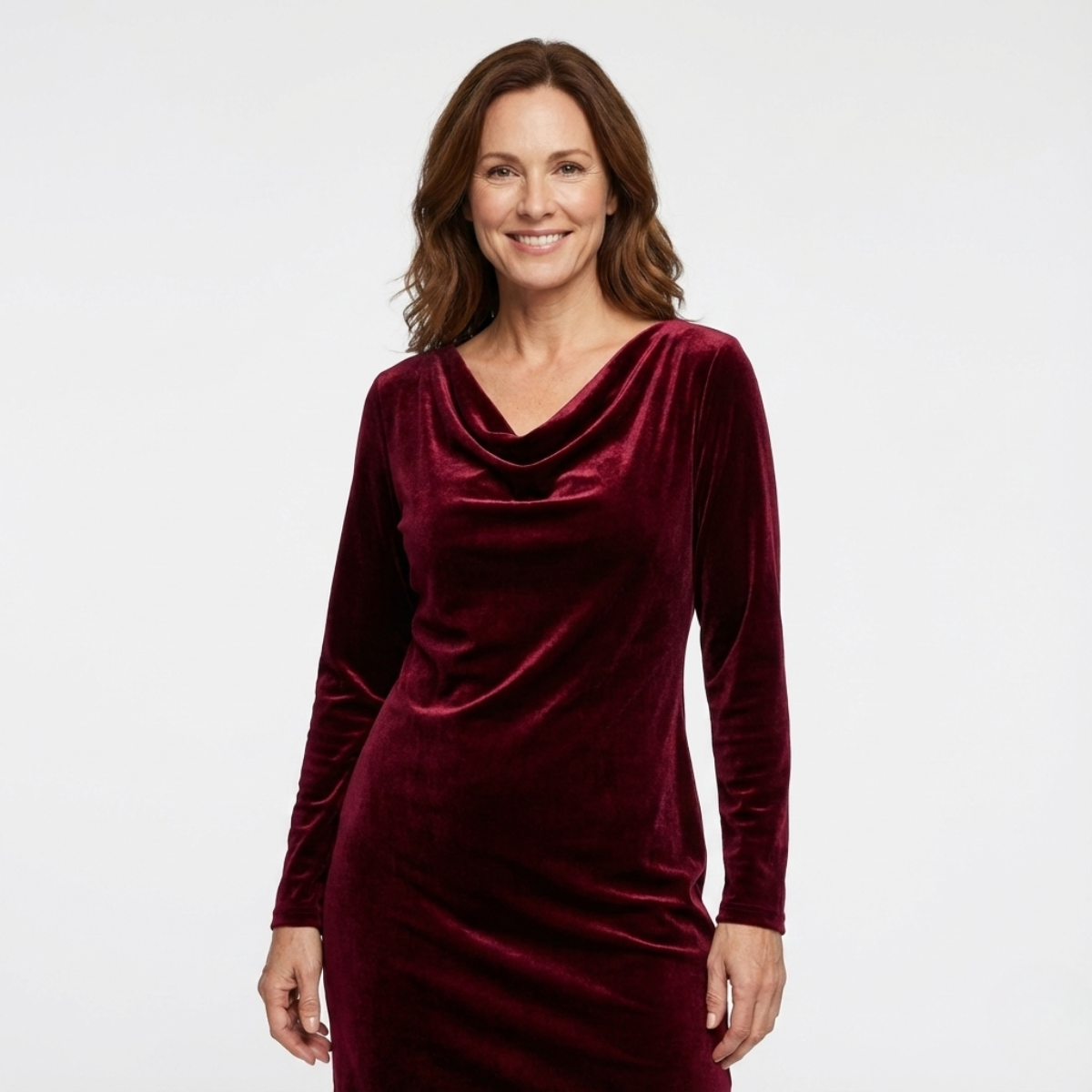 Veluxe Draped Fit Dress