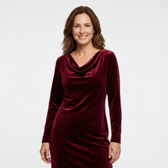Veluxe Draped Fit Dress