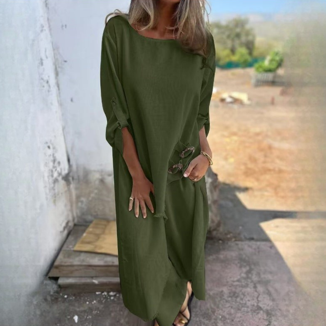 Cotton Linen Two Piece Set