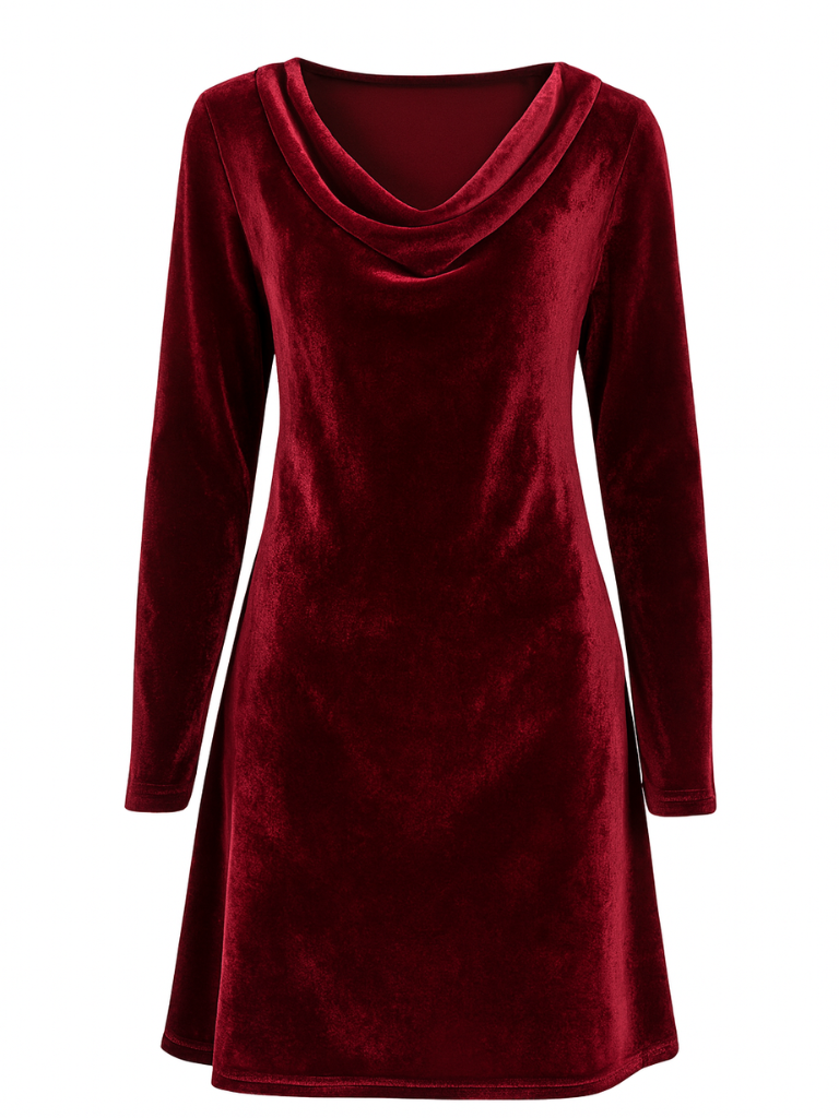 Veluxe Draped Fit Dress