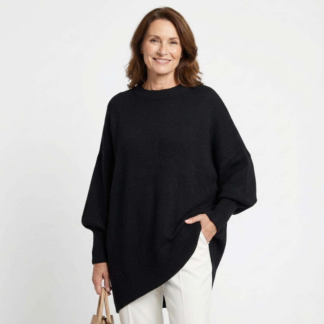 Veloura Drape Poncho