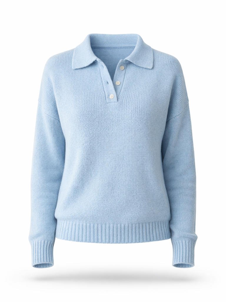 Selly | Soft Knit Sweater with Collar