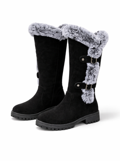 Women’s Plush Lined Mid Calf Snow Boots