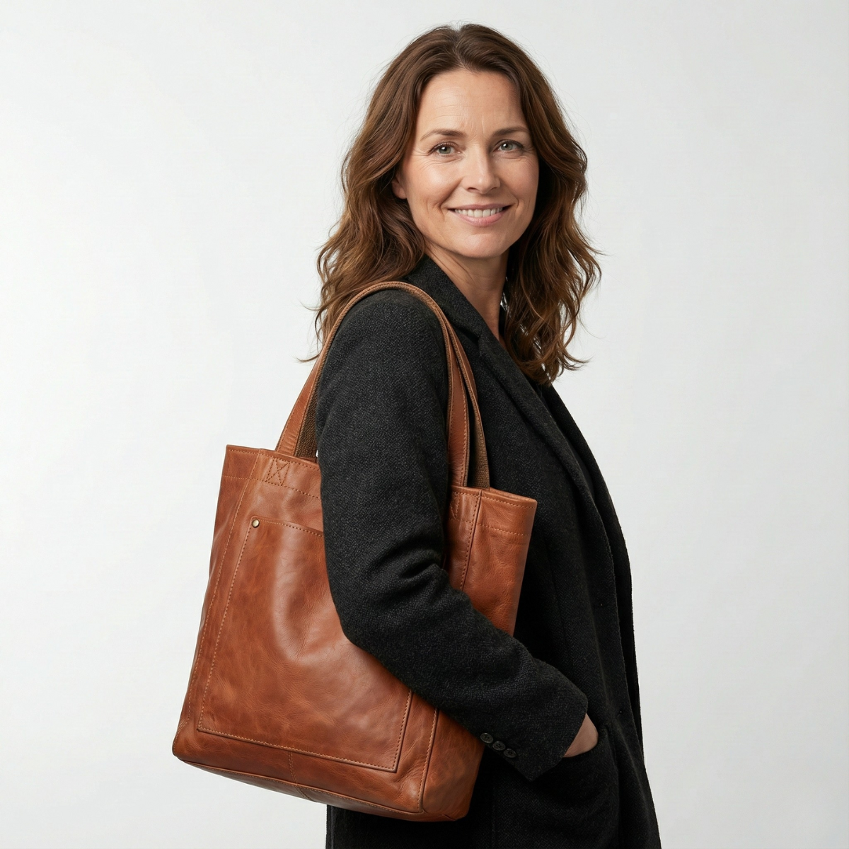 Kimberly | Classic Leather Bag