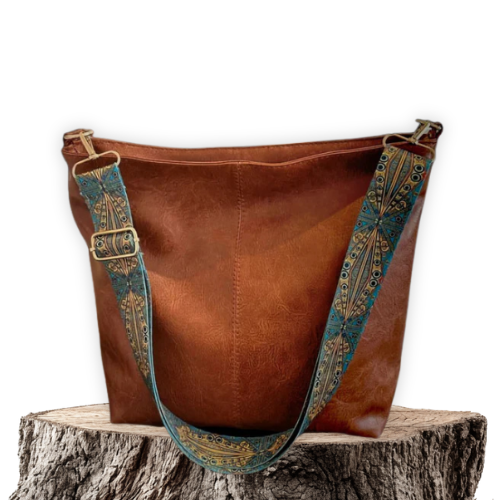 Clara™ | Vintage Leather Shoulder Bag