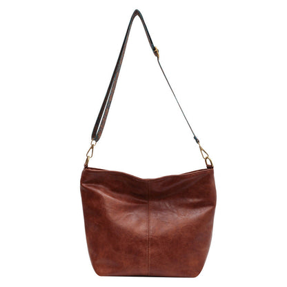 Clara™ | Vintage Leather Shoulder Bag