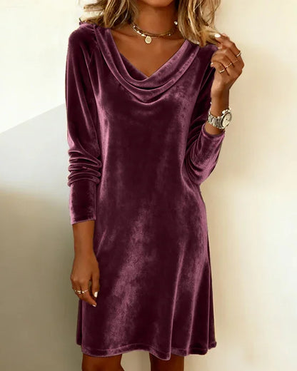 Veluxe Draped Fit Dress