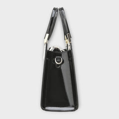 Olivia - Glossy Crocodile Pattern Handbag