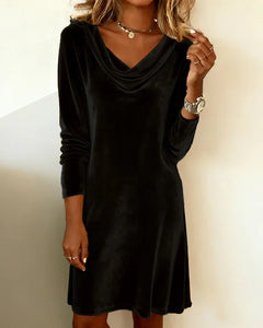 Veluxe Draped Fit Dress