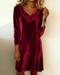 Veluxe Draped Fit Dress