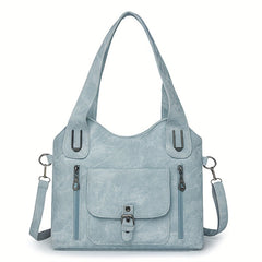 Pearl™ | Retro Leather Tote Bag