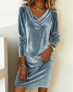 Veluxe Draped Fit Dress