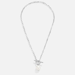 Eva Necklace in Freshwater Pearls and Silver