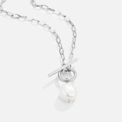 Eva Necklace in Freshwater Pearls and Silver