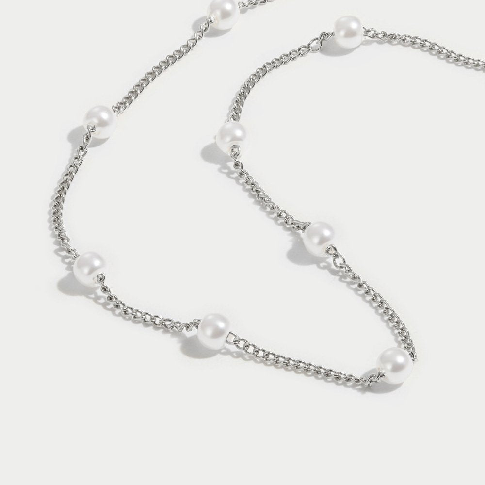 Nura Argent - Pearl Necklace