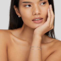 Pia Silver Stacked Bracelet