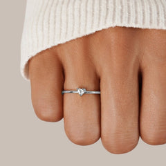 Crystal Heart Ring 'Little Love'