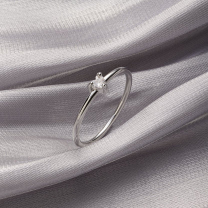 Crystal Heart Ring 'Little Love'