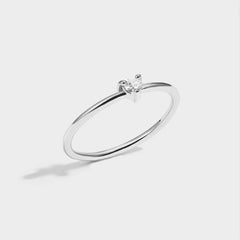 Crystal Heart Ring 'Little Love'