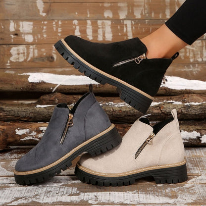Ella | Classic Suede Ankle Boot