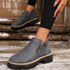 Ella | Classic Suede Ankle Boot
