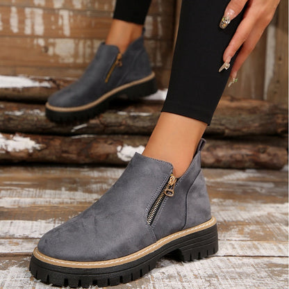 Ella | Classic Suede Ankle Boot