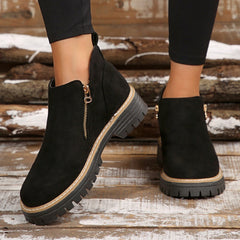 Ella | Classic Suede Ankle Boot
