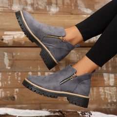 Ella | Classic Suede Ankle Boot