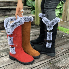 Women’s Plush Lined Mid Calf Snow Boots