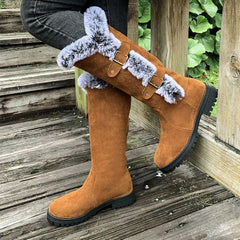 Women’s Plush Lined Mid Calf Snow Boots