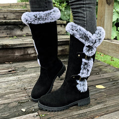 Women’s Plush Lined Mid Calf Snow Boots
