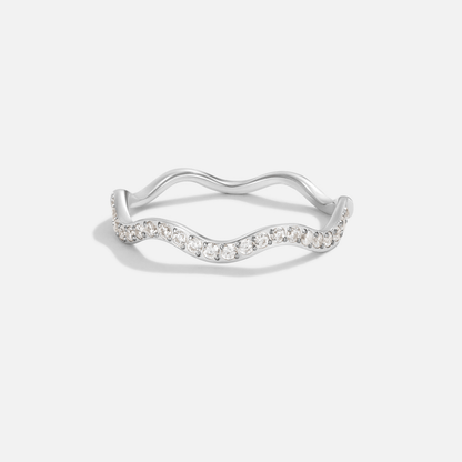 Zenya Ring in Silver and Crystal